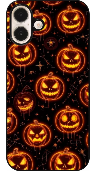 iPhone 16 Plus Case Hülle - Halloween 2026 Pattern Pumpkins