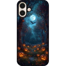iPhone 16 Plus Case Hülle - Halloween 2026 Road of Pumpkins