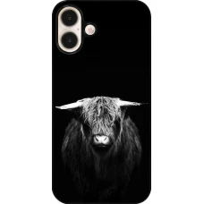 Coque iPhone 16 Plus - Highland calf black