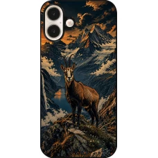 Coque iPhone 16 Plus - Linocut Chamois