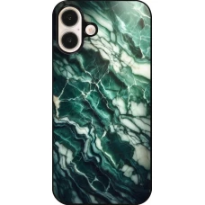 iPhone 16 Plus Case Hülle - Majestätischer grüner Marmor