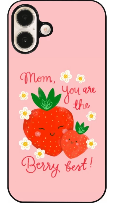 iPhone 16 Plus Case Hülle - Mom 2026 Berry best