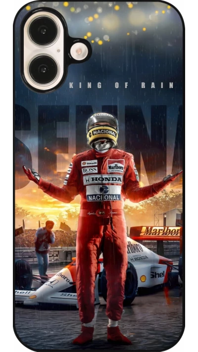 Coque iPhone 16 Plus - Senna The King of Rain