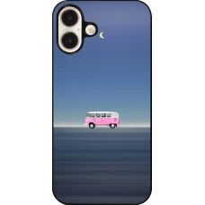 Coque iPhone 16 Plus - Spring 23 pink bus