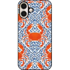 Coque iPhone 16 Plus - Crabs and pearls Summer 2026