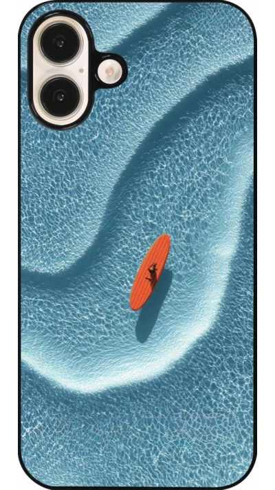 Coque iPhone 16 Plus - Orange surf Summer 2026