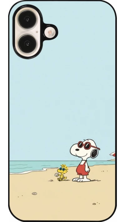 Coque iPhone 16 Plus - Snoopy on the beach Summer 2026