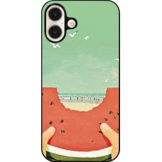 Coque iPhone 16 Plus - Views through a watermelon Summer 2026