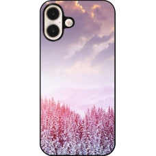 Coque iPhone 16 Plus - Winter 22 Pink Forest