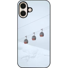 Coque iPhone 16 Plus - Winter 22 ski lift
