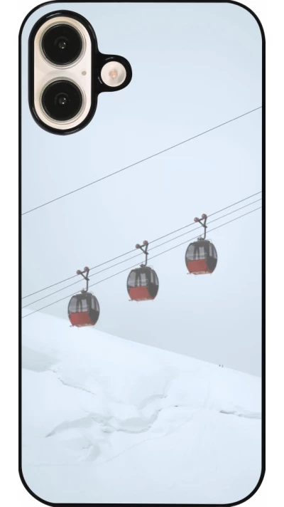 Coque iPhone 16 Plus - Winter 22 ski lift