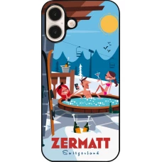 Coque iPhone 16 Plus - Zermatt Mountain Jacuzzi