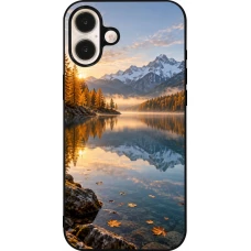 Coque iPhone 16 Plus - Silicone rigide noir Autumn 26 Autumn lake