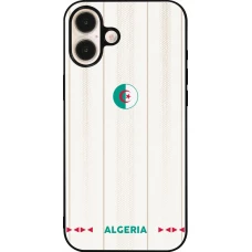 iPhone 16 Plus Case Hülle - Silikon schwarz Algerien 2026 personalisierbares Fussballtrikot