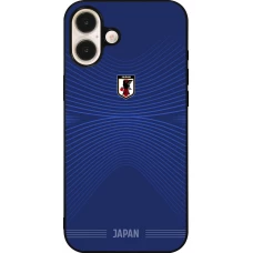 iPhone 16 Plus Case Hülle - Silikon schwarz Japan 2026 personalisierbares Fussballtrikot