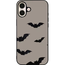 iPhone 16 Plus Case Hülle - Silikon schwarz Halloween 2026 Bats