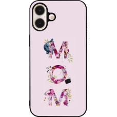 iPhone 16 Plus Case Hülle - Silikon schwarz Mom 2024 girly mom