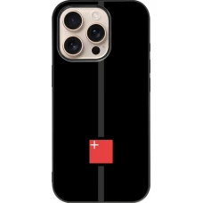 iPhone 16 Pro Case Hülle - Silikon schwarz Kanton SZ schwarz