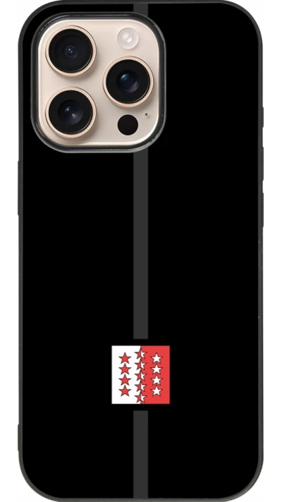 iPhone 16 Pro Case Hülle - Silikon schwarz Kanton VS schwarz