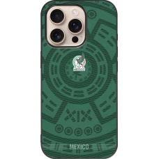 iPhone 16 Pro Case Hülle - Silikon schwarz Mexiko 2026 personalisierbares Fussballtrikot