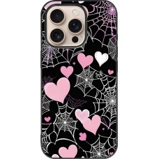 iPhone 16 Pro Case Hülle - Silikon schwarz Halloween 2024 girly