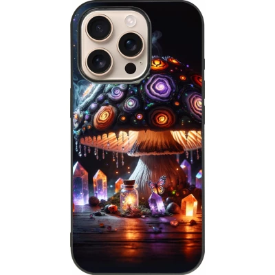 iPhone 16 Pro Case Hülle - Silikon schwarz Halloween Zaubertrank Magie