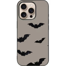 iPhone 16 Pro Case Hülle - Silikon schwarz Halloween 2026 Bats