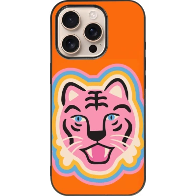 iPhone 16 Pro Case Hülle - Silikon schwarz Lion colors 2026