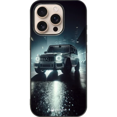 iPhone 16 Pro Case Hülle - Silikon schwarz Mercedes G AMG Nacht
