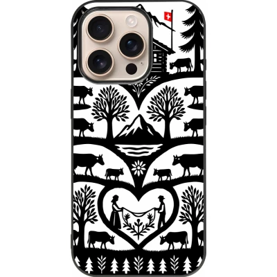 iPhone 16 Pro Case Hülle - Silikon schwarz Poya Schweiz 2