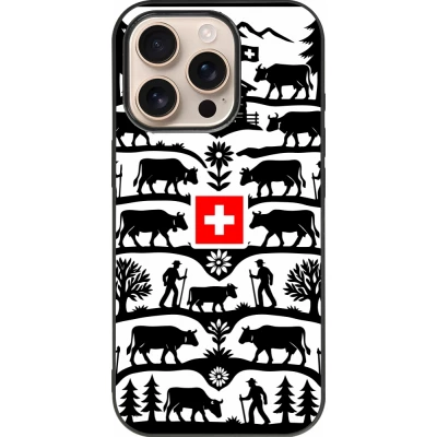iPhone 16 Pro Case Hülle - Silikon schwarz Poya Schweiz 3