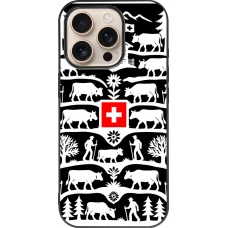 iPhone 16 Pro Case Hülle - Silikon schwarz Poya Schweiz 3 schwarz