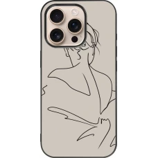 iPhone 16 Pro Case Hülle - Silikon schwarz Salnikova 05