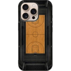 iPhone 16 Pro Case Hülle - Silikon schwarz Sports 2026 Basketball