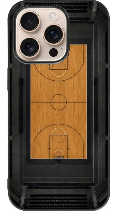 iPhone 16 Pro Case Hülle - Silikon schwarz Sports 2026 Basketball