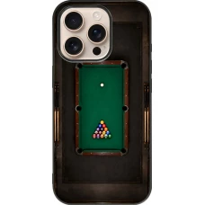 iPhone 16 Pro Case Hülle - Silikon schwarz Sports 2026 Billard