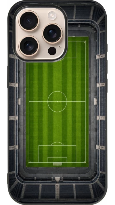 iPhone 16 Pro Case Hülle - Silikon schwarz Sports 2026 Soccer