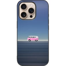 iPhone 16 Pro Case Hülle - Silikon schwarz Spring 23 pink bus