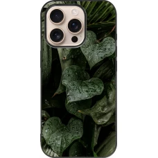 iPhone 16 Pro Case Hülle - Silikon schwarz Spring 23 fresh plants
