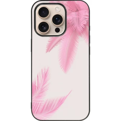 Coque iPhone 16 Pro - Silicone rigide noir Summer 20 15