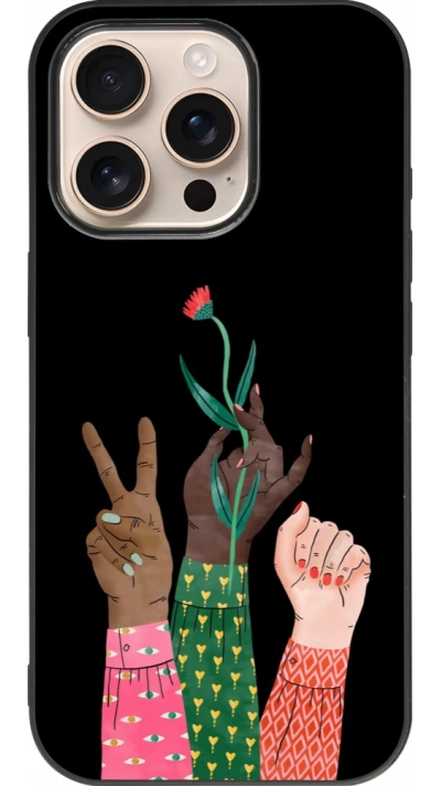 iPhone 16 Pro Case Hülle - Silikon schwarz Womens day 2026 2