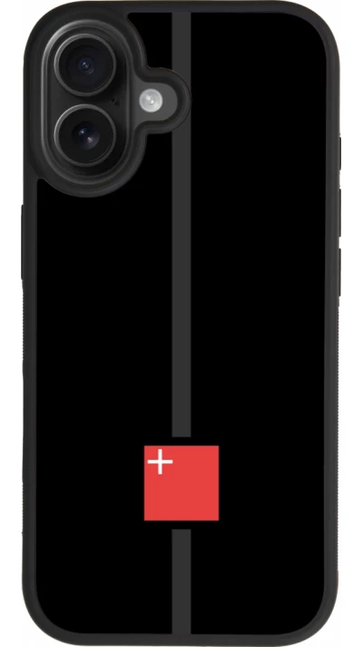 iPhone 17 Case Hülle - Silikon schwarz Kanton SZ schwarz