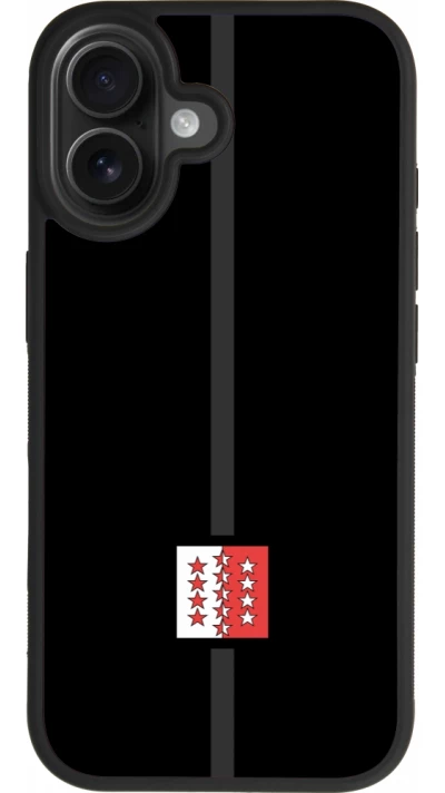 iPhone 17 Case Hülle - Silikon schwarz Kanton VS schwarz