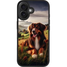 iPhone 17 Case Hülle - Silikon schwarz Hund Land Schweiz
