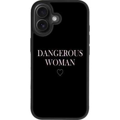 Coque iPhone 17 - Silicone rigide noir Dangerous woman