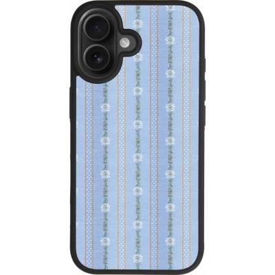 Coque iPhone 17 - Silicone rigide noir Edelweiss
