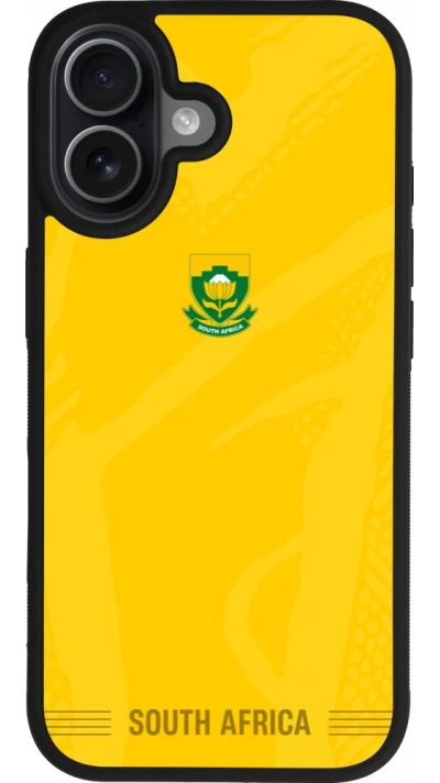 iPhone 17 Case Hülle - Silikon schwarz Südafrika 2026 personalisierbares Fussballtrikot