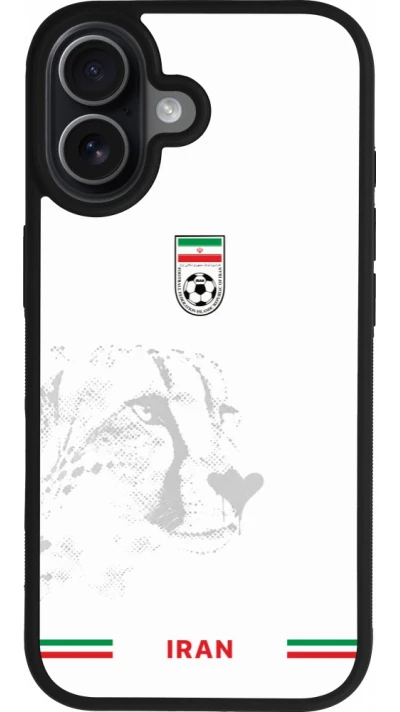 iPhone 17 Case Hülle - Silikon schwarz Iran 2026 personalisierbares Fussballtrikot