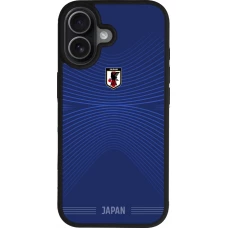 iPhone 17 Case Hülle - Silikon schwarz Japan 2026 personalisierbares Fussballtrikot