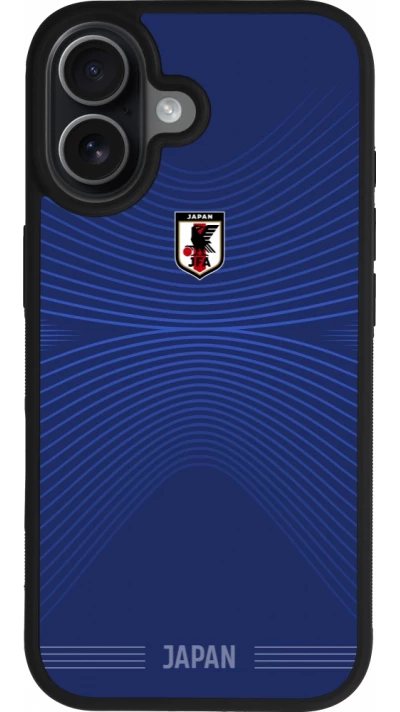 iPhone 17 Case Hülle - Silikon schwarz Japan 2026 personalisierbares Fussballtrikot